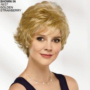 Paula Young Angel Wig 2036 Golden Strawberry Average Size Flirtatious Flips